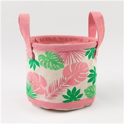 Текстильная корзинка Tropical dream, 14×12 см