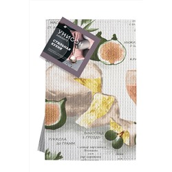 Комплект вафельных полотенец 45х60 (3 шт.) "Унисон" рис 33139-1 Kitchen recipes