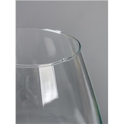 УЦЕНКА Ваза "Натали-2" бренди на средней ножке 31×20 см, d=13 см 5 л 1628 прозрачная