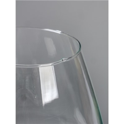 УЦЕНКА Ваза "Натали-2" бренди на средней ножке 31×20 см, d=13 см 5 л 1628 прозрачная