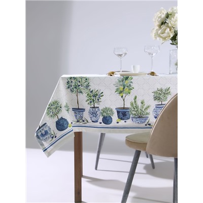 Скатерть «Этель» Olives, 149×110 см, 100% хлопок, репс 210 г/м²