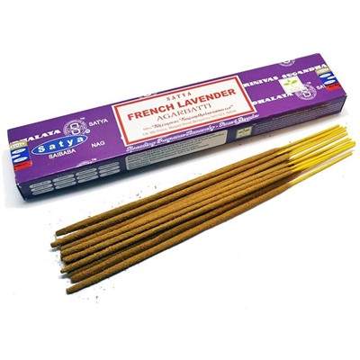 SATYA Бангалор Ароматические палочки French Lavender 15 г х 12 уп.