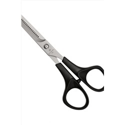Dewal Парикмахерские ножницы филировочные / Easy Step 9612ASN, 6,5", черный KRISTALLER, 1222730