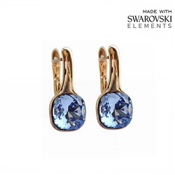 Серьги с кристаллами Swarovski