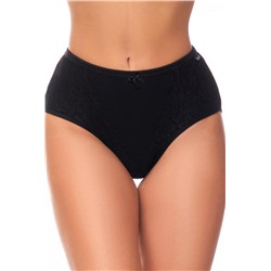 Трусы утягивающие с кружевом HoneyFormat 8005 (Черный)