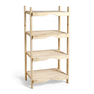 УЦЕНКА Стеллаж деревянный 4 полки 110 х 50 х 35 см