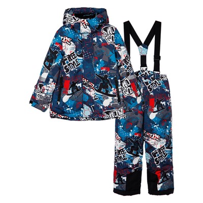 Комплект текстильный с полиуретановым покрытием для мальчиков: куртка, полукомбинезон