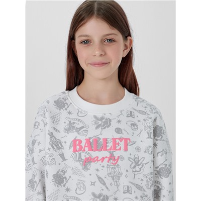 СВИТШОТ ДЛЯ ДЕВОЧЕК 127897/1