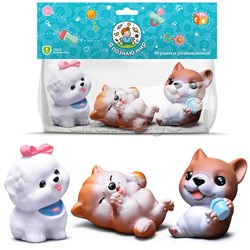 Набор игрушек для купания "Милые животные" в пакете
