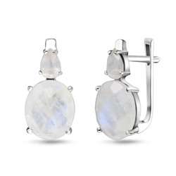 Серьги, лунный камень, Аманда