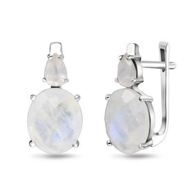 Серьги, лунный камень, Аманда