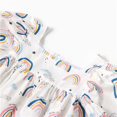 Платье детское KAFTAN «Радуга», размер 32 (110-116 см)