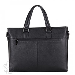 Портфель мужской кожаный 8815-4H black Heanbag/20(дефект)