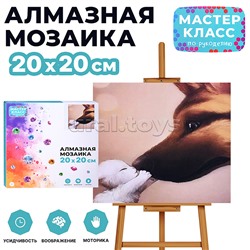 Мозаика алмазная "Друзья" 20*20 см.