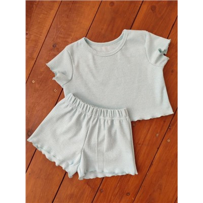 Костюм Пружинка короткий 33056 (Голубой)