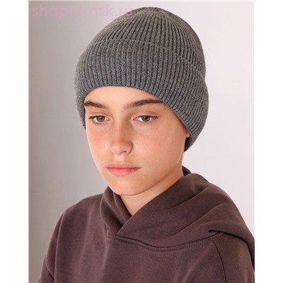 03-G Шапка для мальчика флис (54-56)