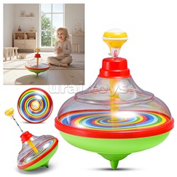 Юла прозрачная с музыкой