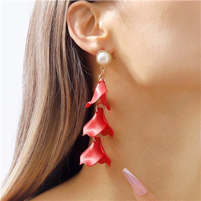 Серьги длинные на гвоздиках арт. 13 1413 (id 266679)
