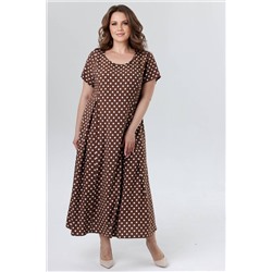 Платье женское  6124/01/Коричневый