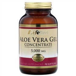 LifeTime Vitamins, Aloe Vera Gel Concentrate, 5,000 mg, 90 Softgels