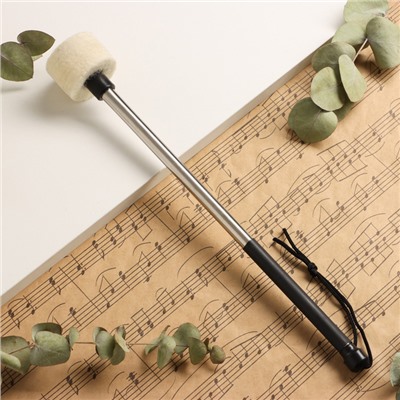 Молоток-колотушка для барабана Music Life, металл, 32×5 см