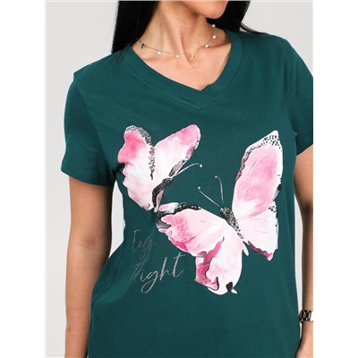 Поликсена - футболка изумрудный