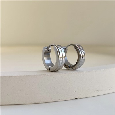 Серьги из стали