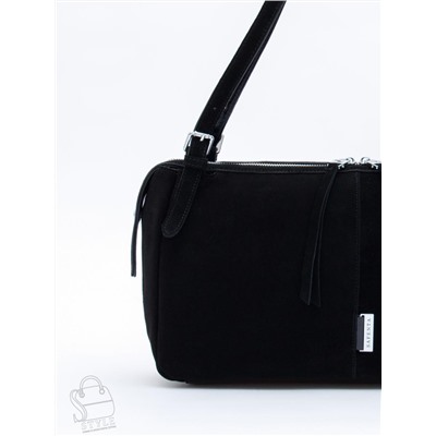 Сумка женская кожаная 91187MSS black Velina Fabbiano-Safenta