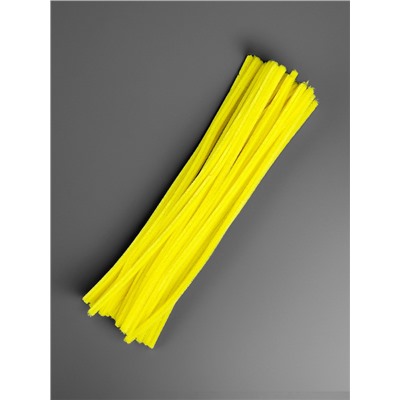 Синельная проволока, набор 50 шт., жёлтая, 30 см