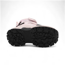 Ботинки мембранные на меху В6673-13 розовые