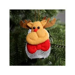 Ёлочная игрушка «Оленёнок», 10 см, от батареек, свечение мульти (RGB)
