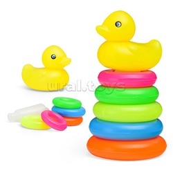 Пирамидка "Утёнок" (5 колечек) в сетке