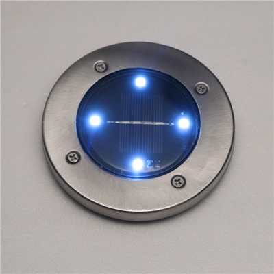 Садовый светильник на солнечной батарее, 4 LED, свечение белое