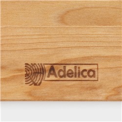 Доска - тарелка деревянная для подачи стейка Adelica, 28×22×1,8 см, берёза