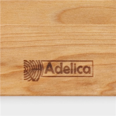 Доска - тарелка деревянная для подачи стейка Adelica, 28×22×1,8 см, берёза