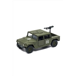 Игрушка военный автомобиль с пулемётом WELLY, 267078