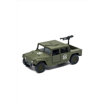 Игрушка военный автомобиль с пулемётом WELLY, 267078