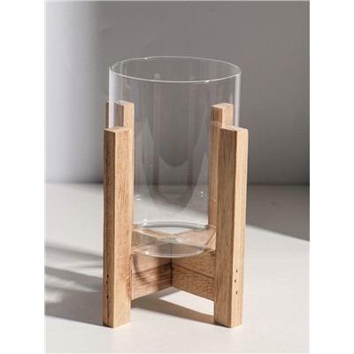 Подсвечник на 1 свечу «Рустик», d=9 см, 16×16×21 см