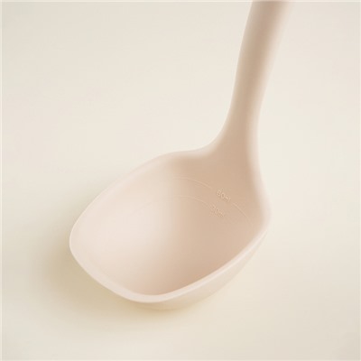Половник SL Home, с разметкой 30/60 мл, 34×8×7.5 см, бежевый