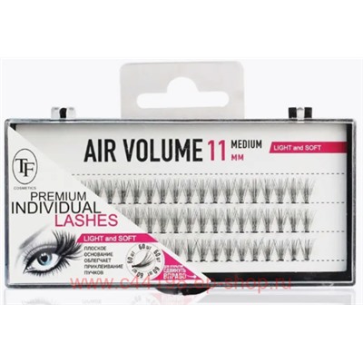 Triumph Пучки ресниц средней длины Air Volume Mix М208 черные