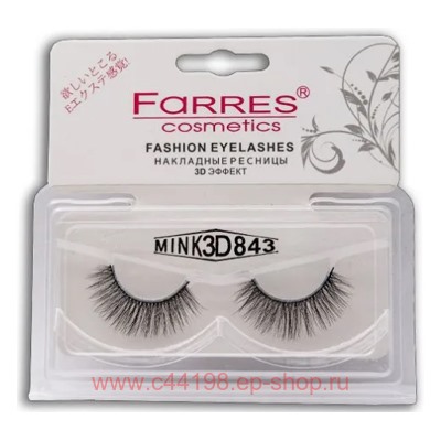 Farres Ресницы накладные эффект 3D M006-843
