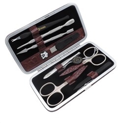 Zinger Маникюрный набор + подарок / MSFE-202-1 S, 7 предметов, в ассортименте 2762