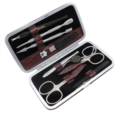 Zinger Маникюрный набор + подарок / MSFE-202-1 S, 7 предметов, в ассортименте 2762