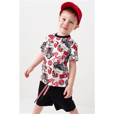 Комплект трикотажный для мальчиков: фуфайка (футболка), шорты PLAYTODAY, 1239876