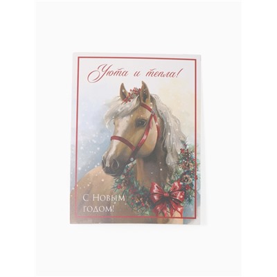 Набор подарочный Доляна «Лошадь», 6 предметов, полотенце и аксессуары