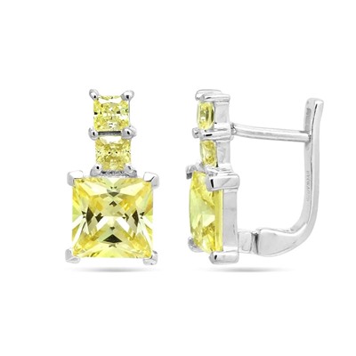 Серьги из серебра крайола циркон, Беатриче