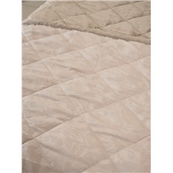 Набор покрывало и чехлы на подушку - Кристалл, цвет бежевый