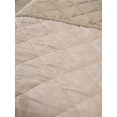 Набор покрывало и чехлы на подушку - Кристалл, цвет бежевый