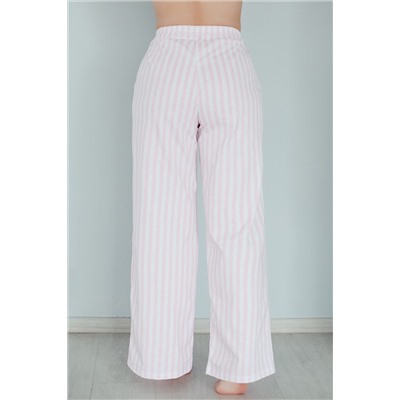 Брюки палаццо домашние широкие красная клетка НАТАЛИ, 1130205