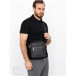 Сумка мужская кожаная 2217H black Heanbag